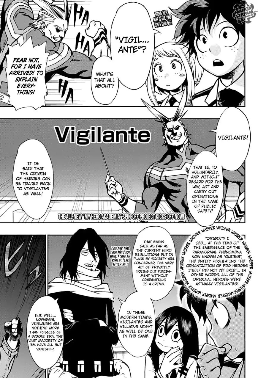 Vigilante: Boku no Hero Academia Illegals Chapter 0 1